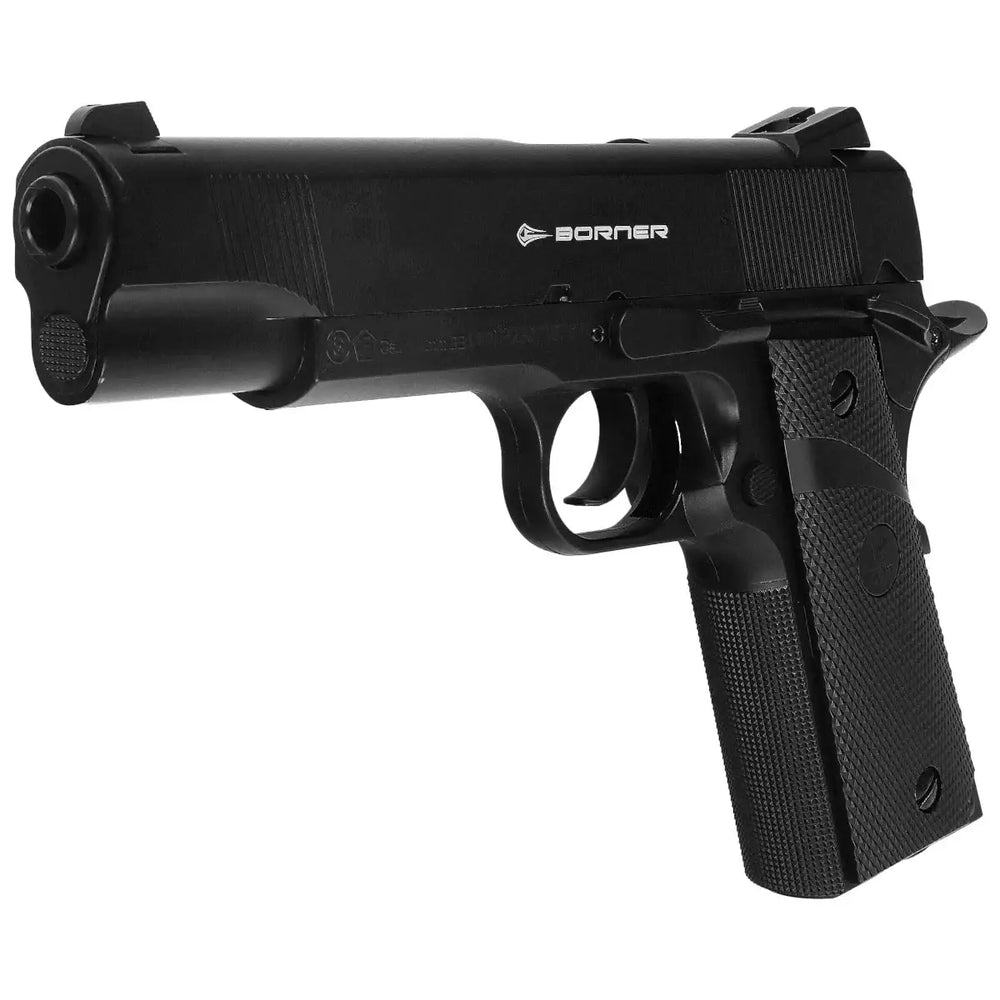 Borner - 1911 Predator Elite CO2 Drevet Luftpistol - 4.5mm BB - Game-On.no