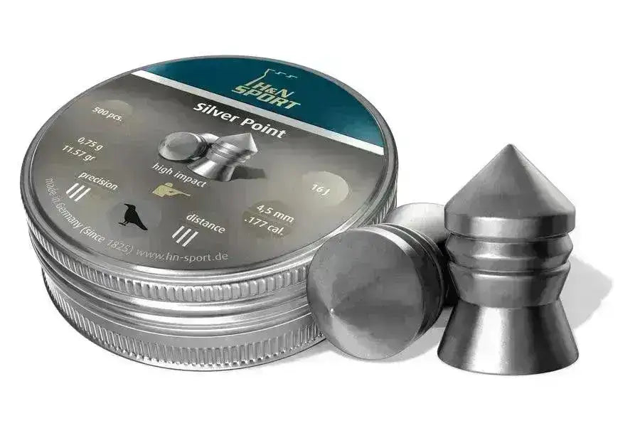 H&N Silver Point 4.5mm - 400stk - Game-On.no
