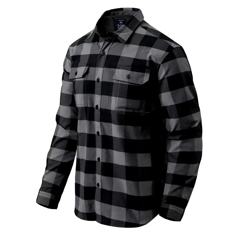 Helikon Tex - GreyMan Skjorte Nylon Sorona - Tru Grey Checkered - Game-On.no
