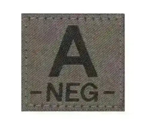 Patch - Blodtype A- Borrelås - Type A Negativ - Game-On.no