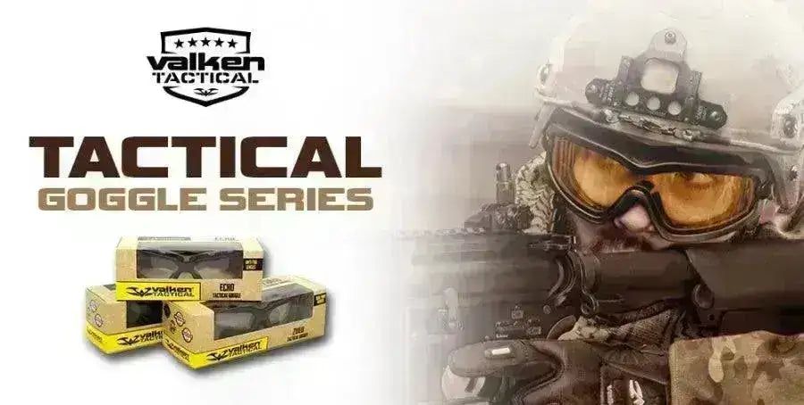 Valken V-Tac Zulu Softgunbriller - Clear - Game-On.no