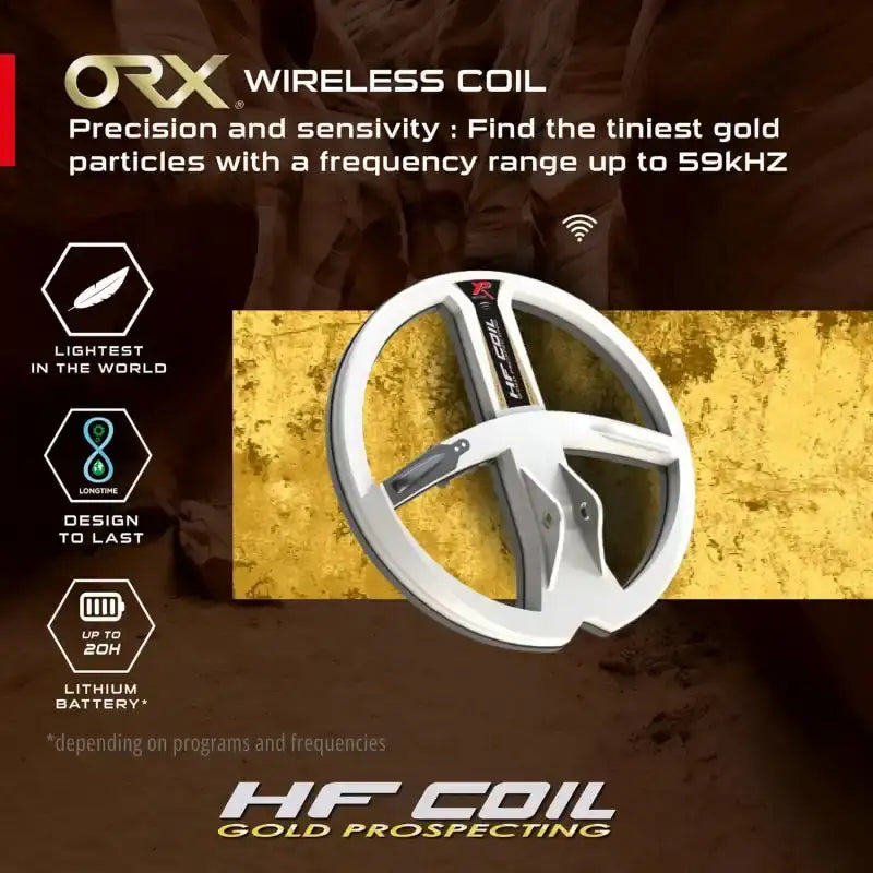 XP - ORX 22HF Metalldetektor - Lett, Trådløs og Presis - Game-On.no