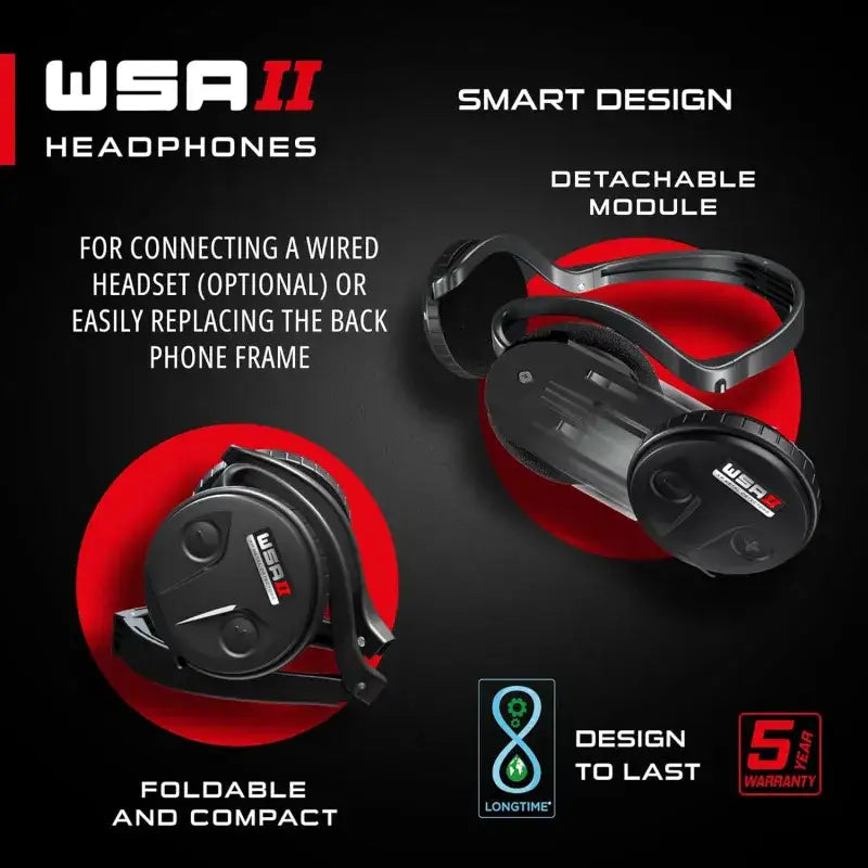 XP - WSA II Trådløse Hodetelefoner til DEUS II - Game-On.no