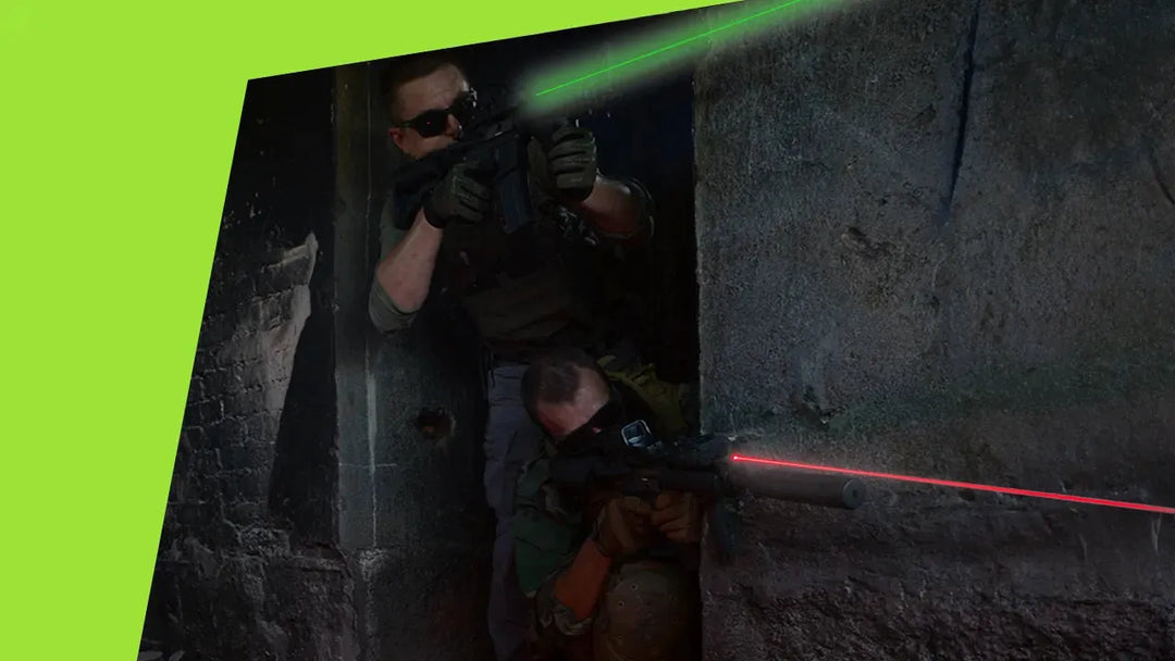 Grønn vs. Rød Laser: Hvilken er Best? - Game-On.no