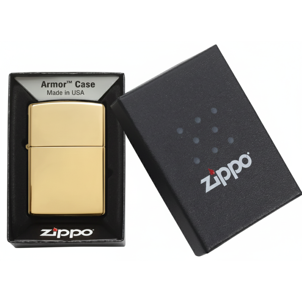Zippo Armor High Polish Brass Lighter