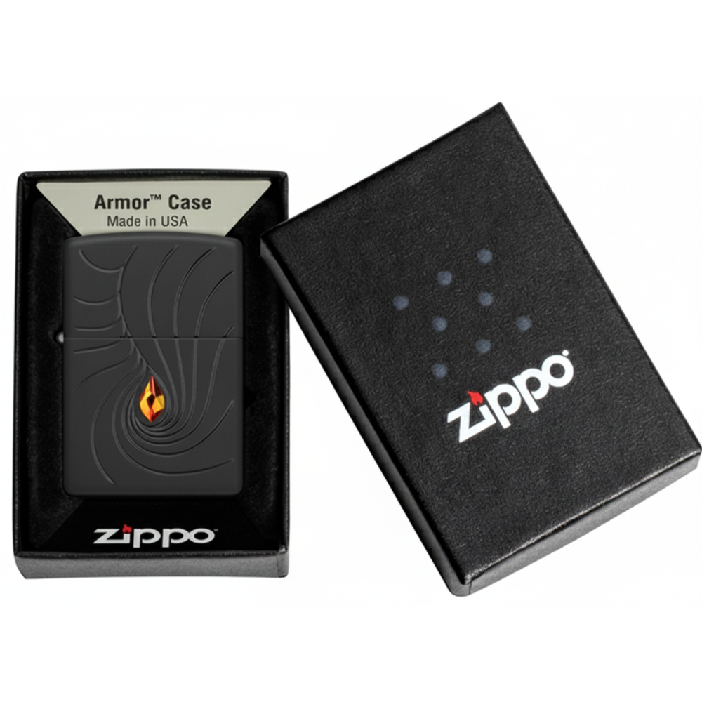 Zippo Crystal Waves Design Lighter