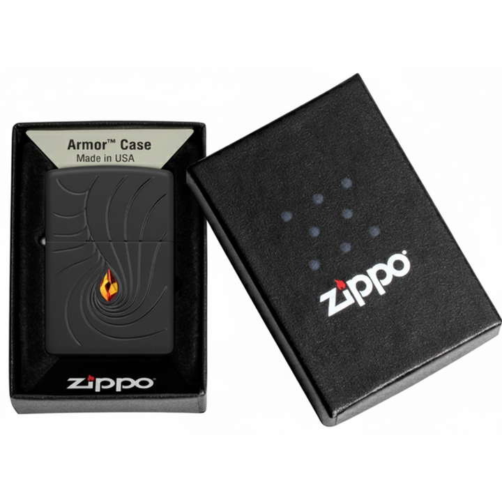 Zippo Crystal Waves Design Lighter