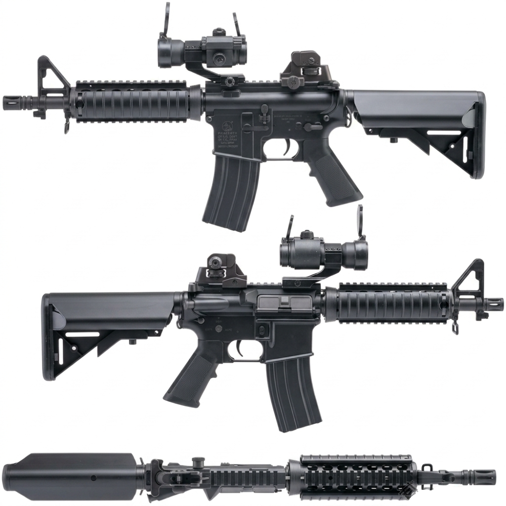 Colt M4A1 CQBR / Mk18 Mod 0 AEG Softgunrifle