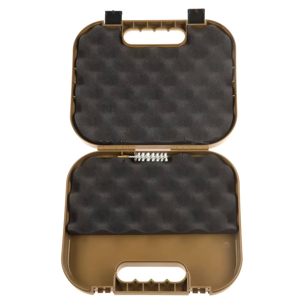 Glock Gun Case - Hard Plastic and Foam - Tan