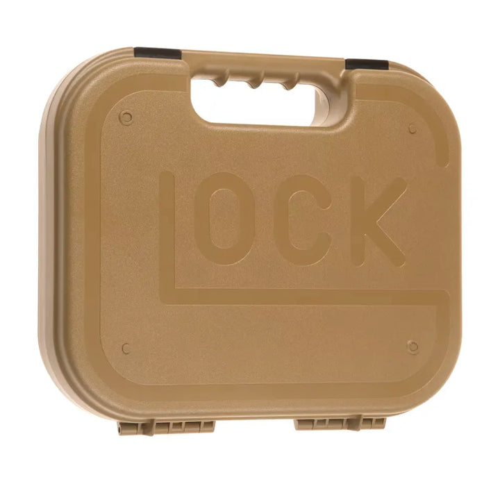 Glock Gun Case - Hard Plastic and Foam - Tan