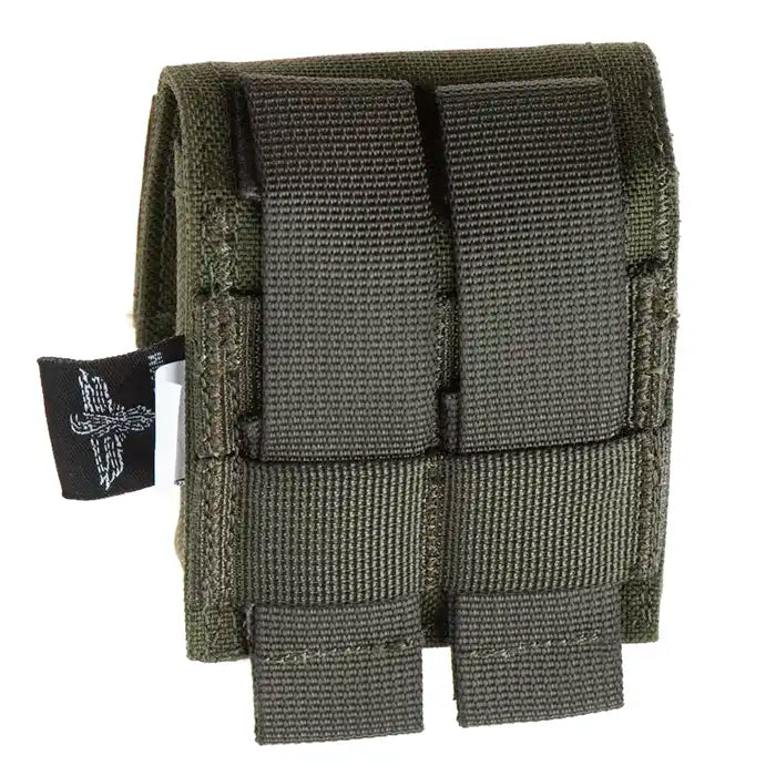 Tactical Snuff Pouch - Molle Pouch for Snuff Box - Olive Green