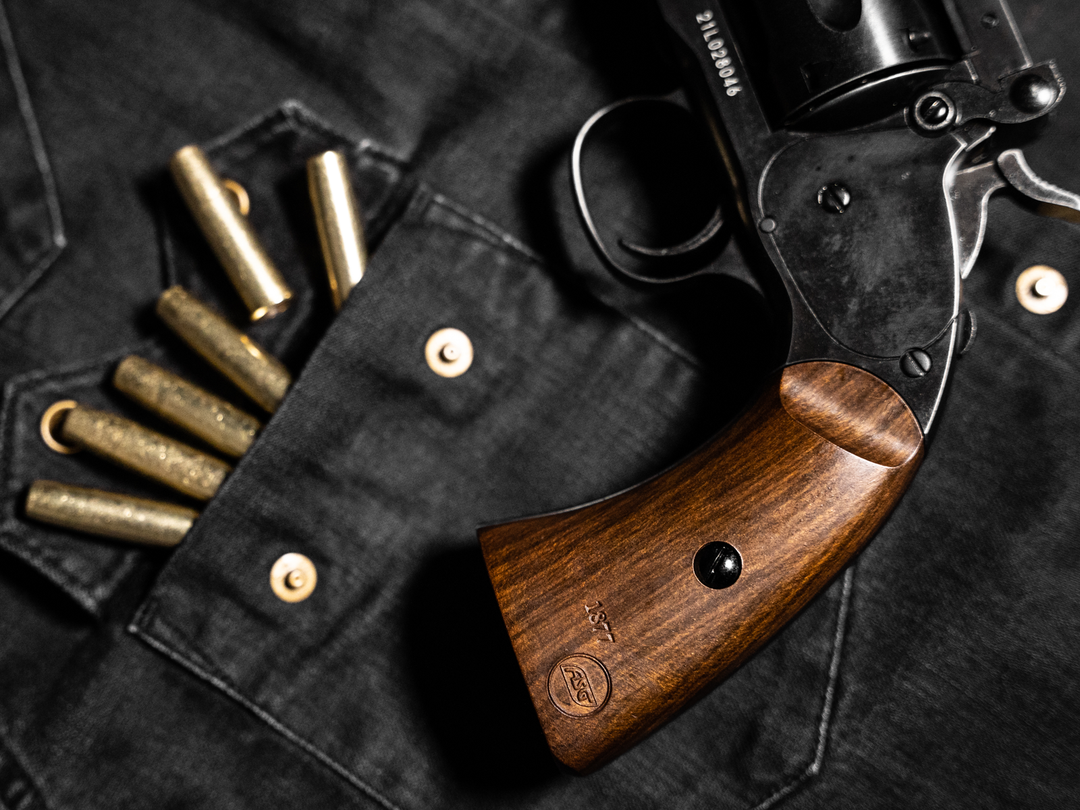 Revólver Schofield No.3 - Perdigones de 4,5 mm - Negro envejecido