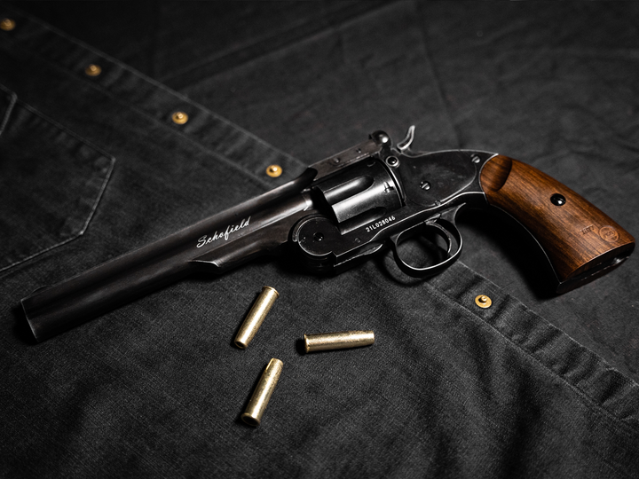 Revólver Schofield No.3 - Perdigones de 4,5 mm - Negro envejecido