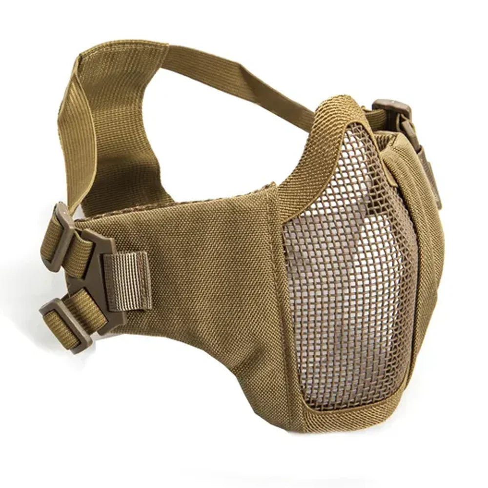 Mesh Mask with Cheek Pad - Tan