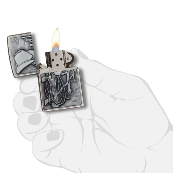 Encendedor Zippo - Motivo vaquero 3D