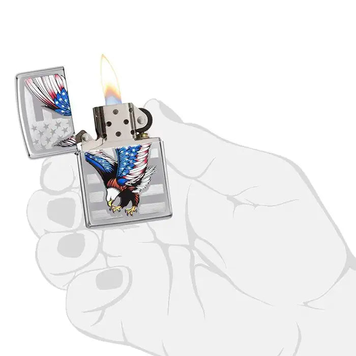Encendedor Zippo - Bandera Eagle USA
