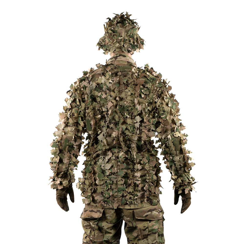 3D Ghillie / Kamuflasjedräkt med Skulderfeste - Multicam - Game-On.no