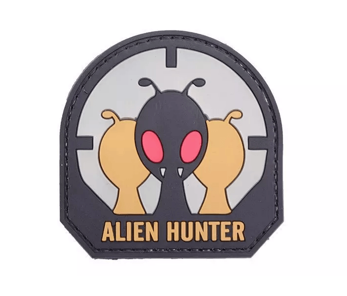 3D Patch - Alien Hunter - PVC Schwarz - Game-On.com