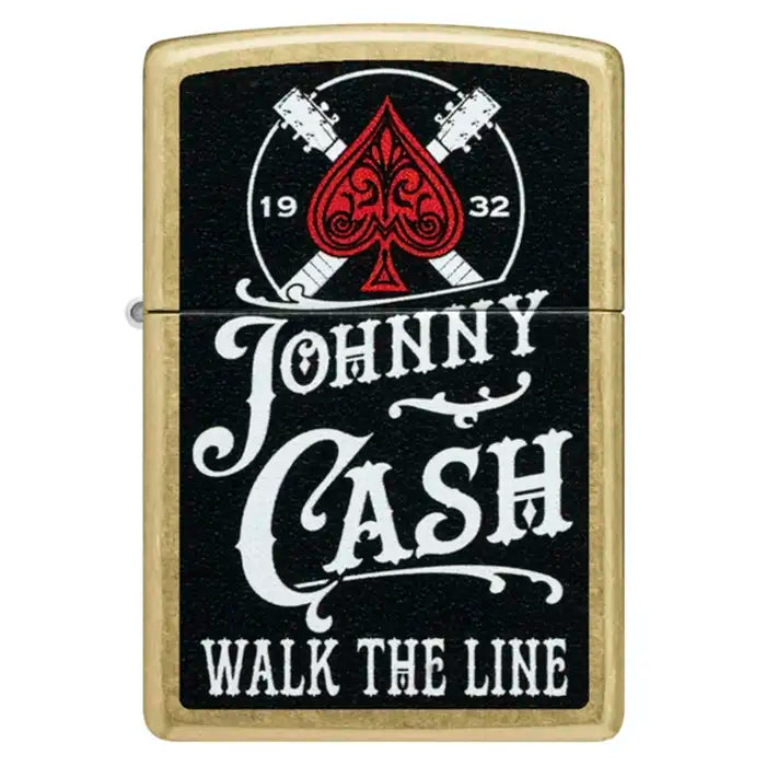 Zippo – Johnny Cash «Walk the Line» – Street Brass Lighter