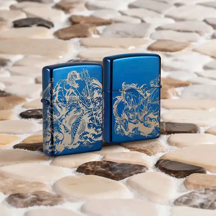 Zippo - Diseño Poseidón Atlantis