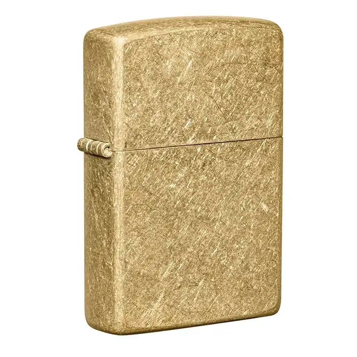 Zippo Lighter - Tumbled Brass