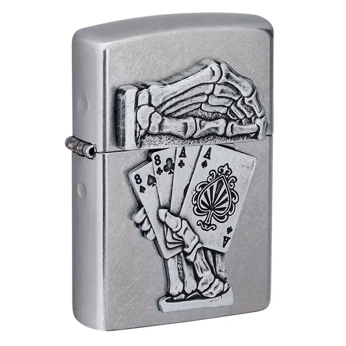 Encendedor Zippo - Diseño de la mano del hombre muerto en 3D