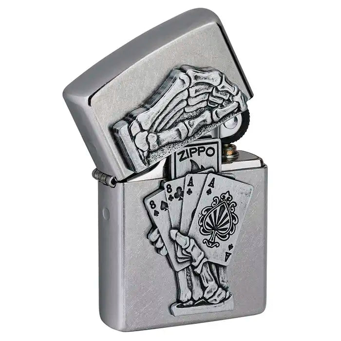 Encendedor Zippo - Diseño de la mano del hombre muerto en 3D
