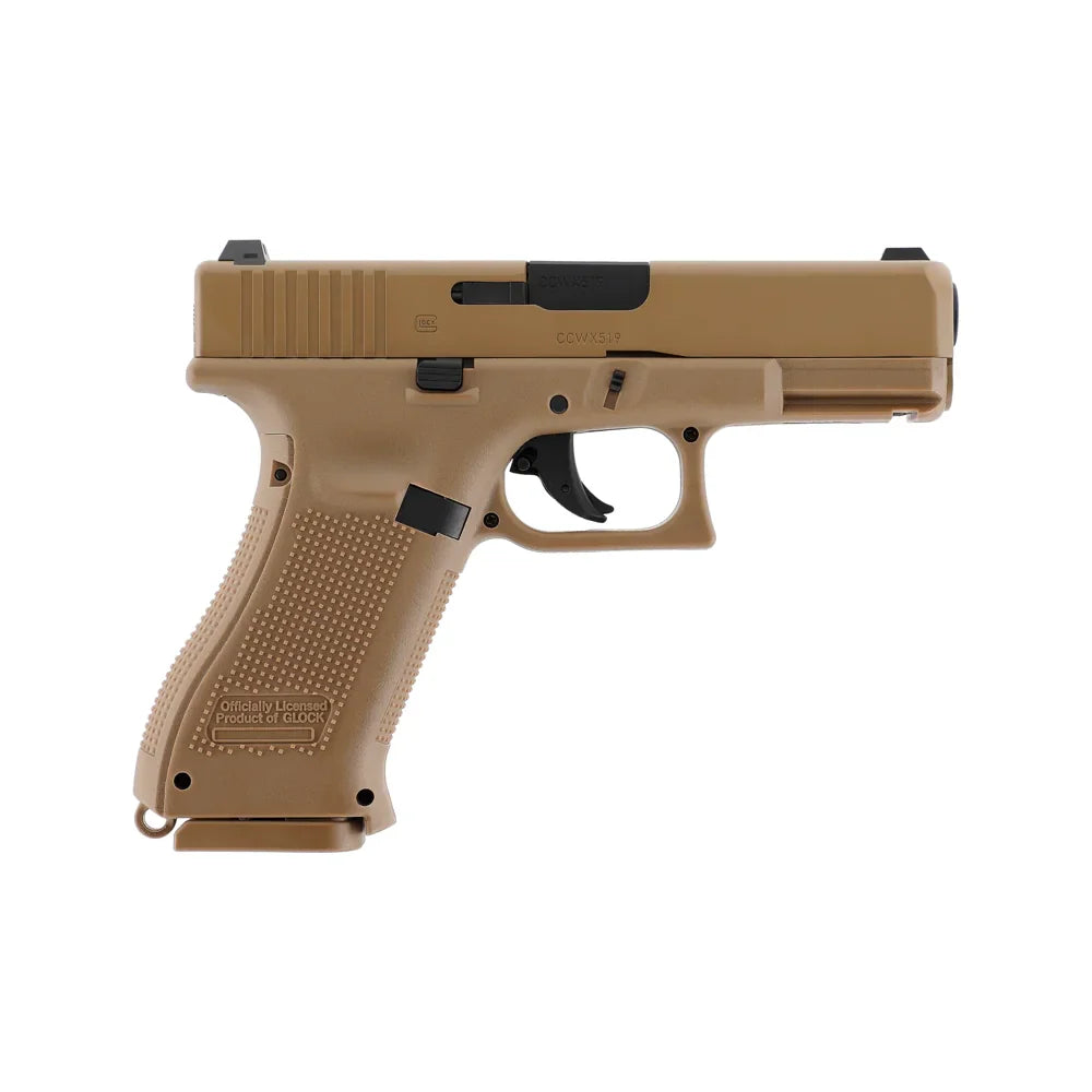 Glock 19X FDE - 4.5mm Air pistol