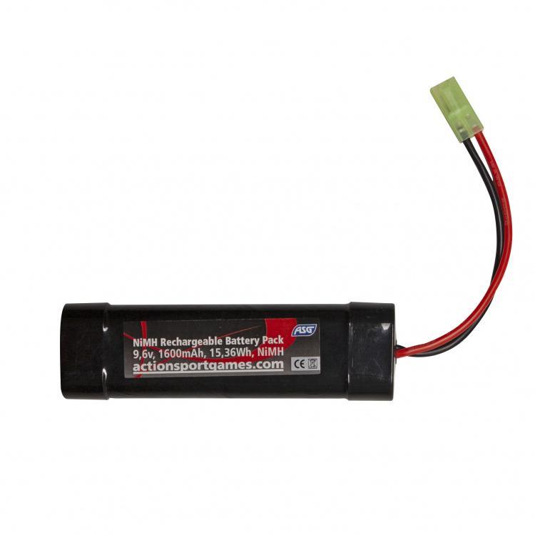 ASG Batteri - 9.6V 1600mAh NiMH - Tamiya - Game-On.no