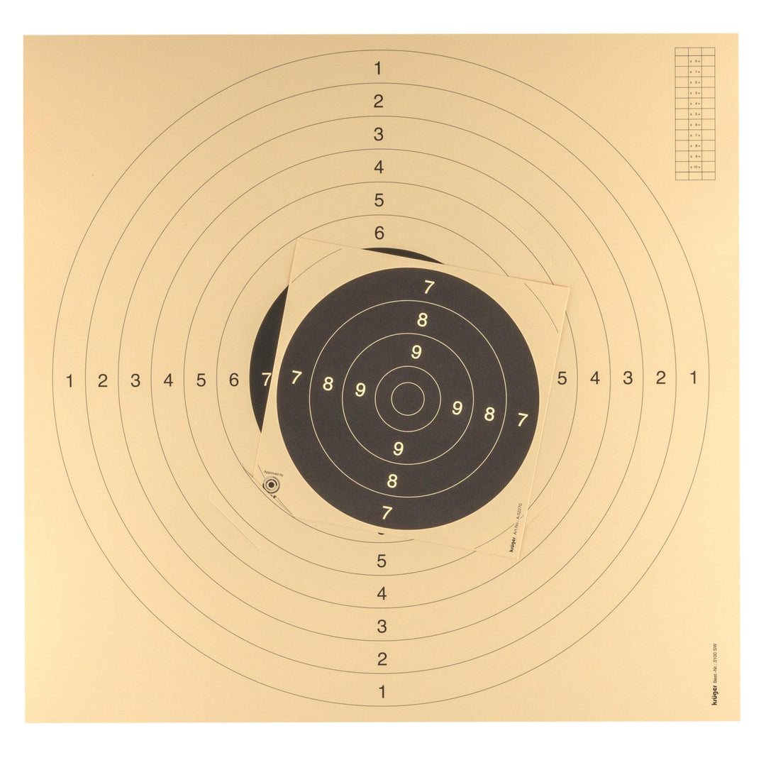 Flashes de pistola aprobados por FFT e ISSF - 55 cm x 53 cm - 100pcs