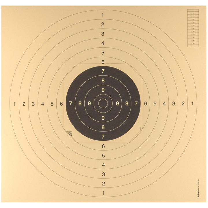 Flashes de pistola aprobados por FFT e ISSF - 55 cm x 53 cm - 100pcs