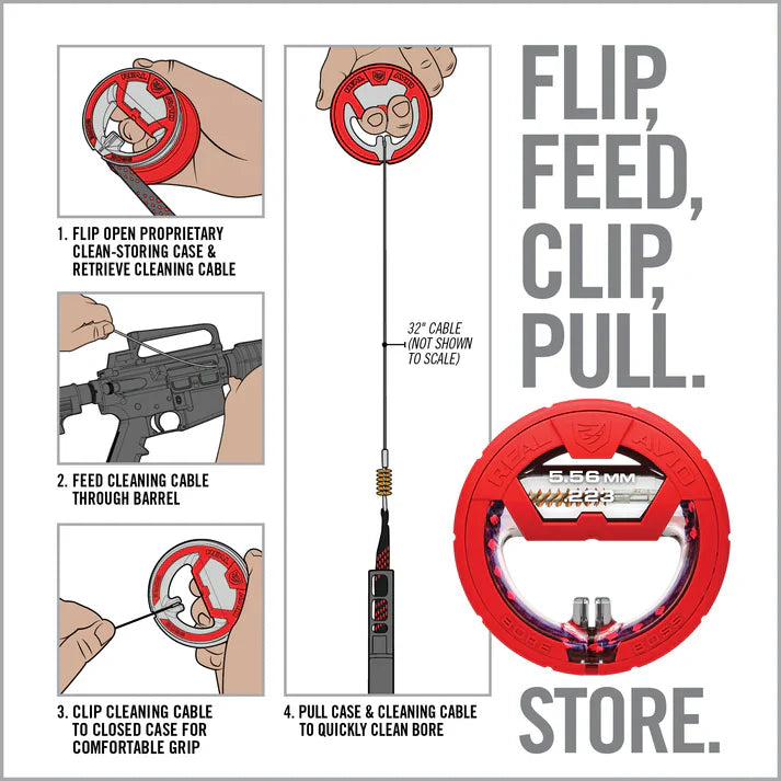 Bore Boss - Barrel cleaner for 4.5mm / .17 CAL