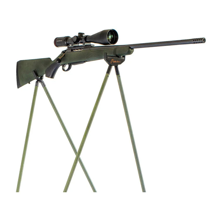 4Stable Sticks Essential Skytestokk – 4-Punkts Støtte - Bush Green