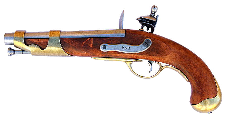 Denix - Fransk Kavaleripistol AN IX Replika – Fra Napoleonskrigene