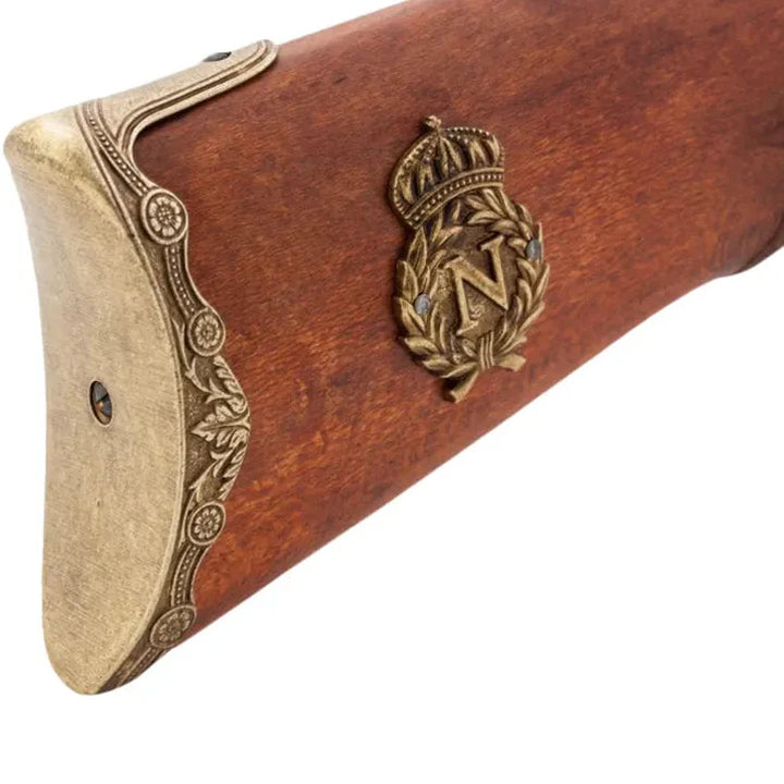 Napoleon Rifle 1807 Replika - Flintlåsrifle i Metall og Tre