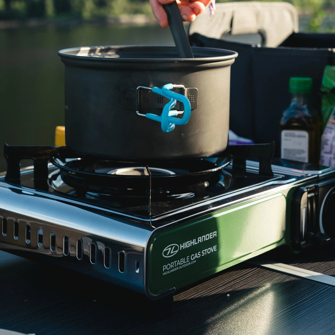 Portable Gas Stove / Camping Kitchen - Green