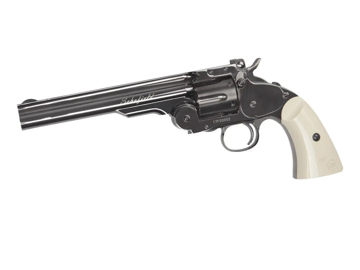 Schofield No. 3 <tc>Revolver</tc> - Full Metal - 4.5mm BB - Ivory Nickel