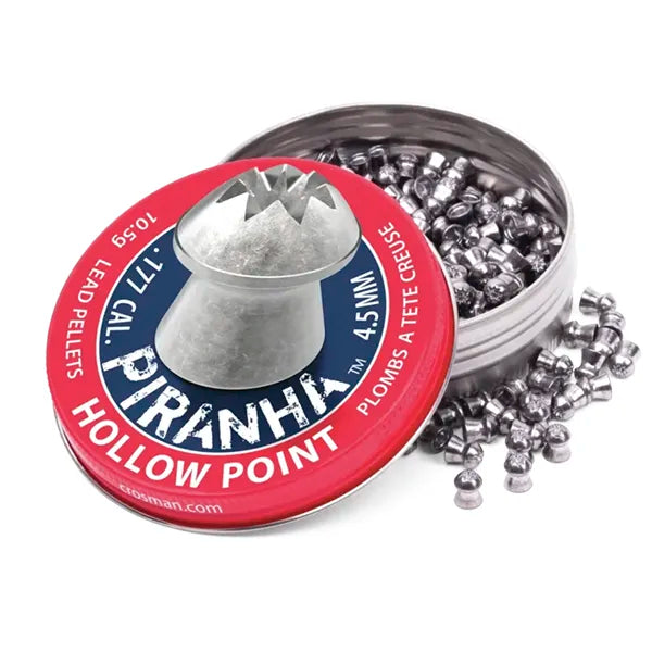 Balas para pistola de aire comprimido Crosman Piranha Point 4,5 mm - 400 piezas