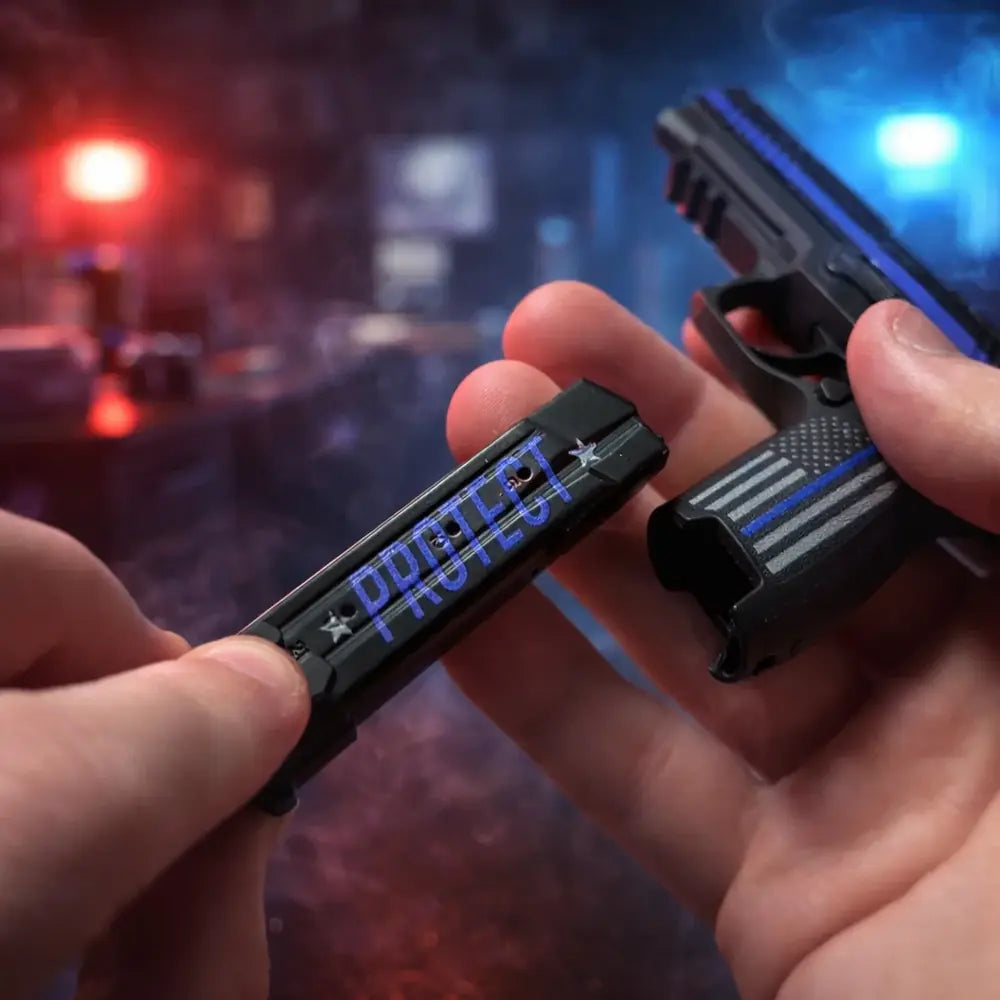 Goatguns - Mini Sig Sauer M17 Pistol - Thin Blue Line - Replika Modell