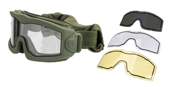 Lancer Tactical Aero Thermal Brillesett – 3 Linser & EN166