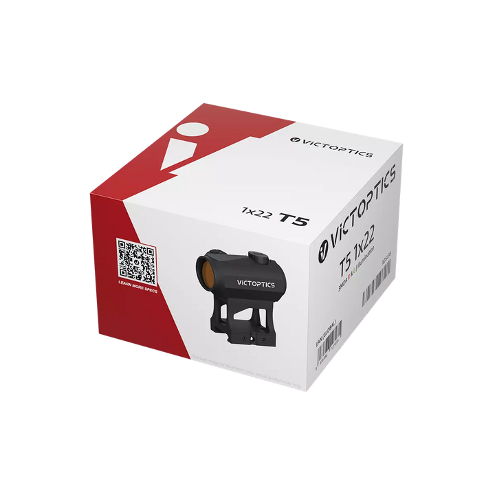 VictOptics T5 1x22 - Sort - emballasje