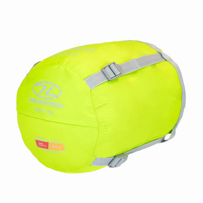 ZETA 50 Sleeping Bag Lime Green – Ultralight for Summer Trips