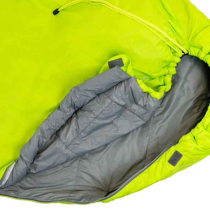 ZETA 50 Sleeping Bag Lime Green – Ultralight for Summer Trips