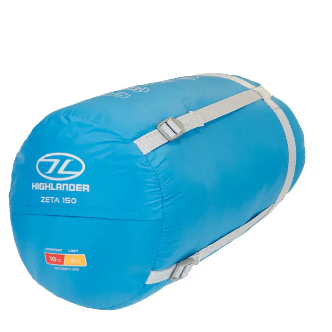Highlander Zeta 150 Sleeping Bag Sky Blue – Ultralight Summer Sleeping Bag