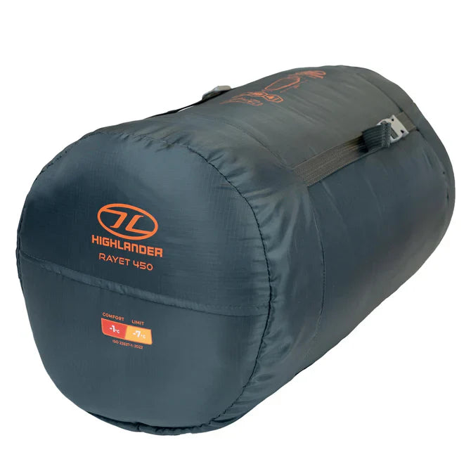 Highlander Rayet 450 sleeping bag – Standard and Hybrid