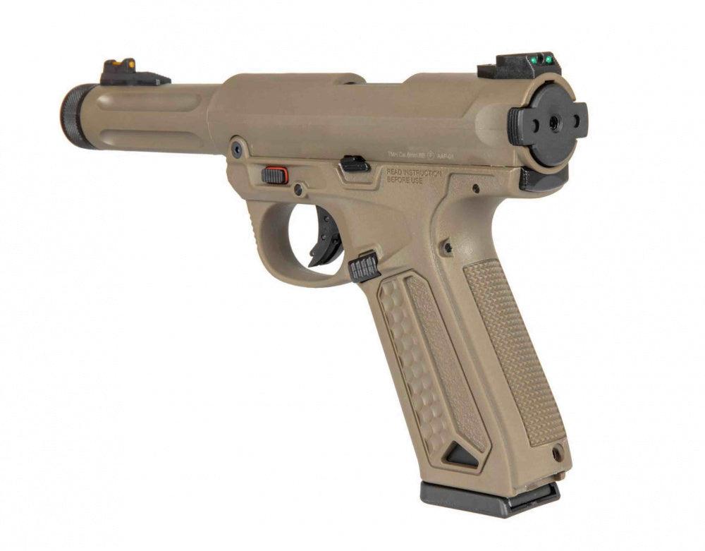 Action Army - AAP-01 Assassin Semi/Fullauto Softgun Pistole - Tan - Game-On.com