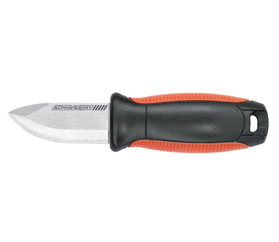 Alpina Sport - Little Ancho Messer mit Scheide - Schwarz / Orange - Game-On.no