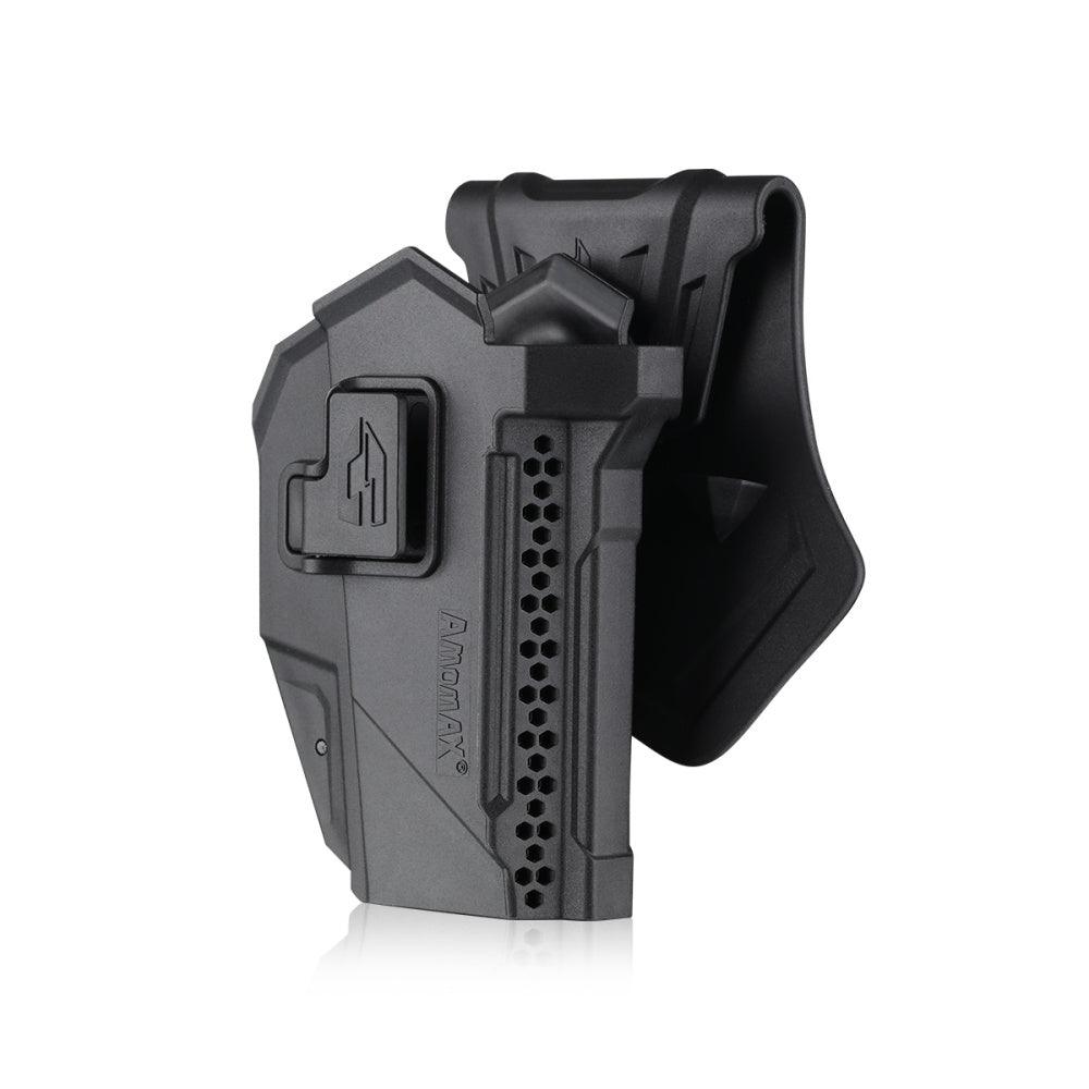 Amomax - Taktinen holsteri Glock 17/19 & CZ P10C:lle ja optiikalle - Game-On.no