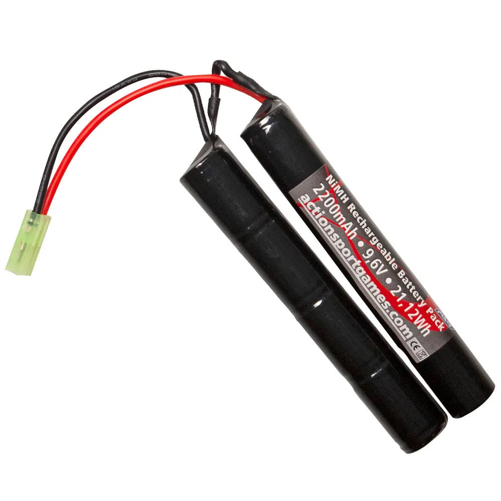 ASG Akku - 9.6V 2200mAh NiMH Tamiya - Game-On.no