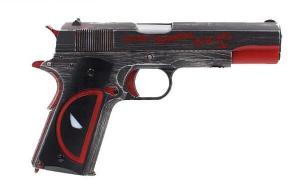 AW 1911 - Gassdrevet Softgun Vollmetall - Deadpool Edition - Game-On.no